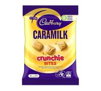 Cadbury Caramilk Crunchie Bites 120g - Australian Edition | Caramelised White Chocolate with Crunchie Honeycomb Pieces | Made in Tasmania | 100% Sustainably Sourced Cocoa | Treat & Share Pack