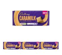 Cadbury Caramilk Golden Caramel Chocolate Bar, 160g (Pack of 4)