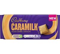 Cadbury Caramilk Golden Caramel Chocolate Bar, Caramelised White Chocolate Bar, 160 g (Pack of 1)