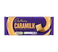 Cadbury Caramilk Golden Caramel Chocolate Bar, White Chocolate Blend, 80 g (Pack of 26)