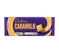 Cadbury Caramilk Golden Caramel Chocolate Bar, White Chocolate Blend, 80 g (Pack of 26)