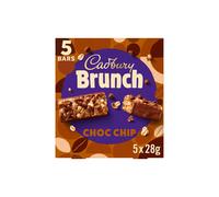 Cadbury Chocolate Chip Brunch Bars (5x28g) - Pack of 6