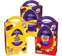 Cadbury Chocolate Easter Eggs XL, Bundle of 3 - by Cadbury Gifts Direct. Flake 226g, Creme Egg 255g, Mini Eggs 238g