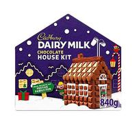 Cadbury Dairy Milk Christmas Chocolate House Kit, Selection of Dairy Milk Chocolates, Perfect Christmas Activity, Festive Milk Chocolate Gift Set, 840 g (Pack of 1)