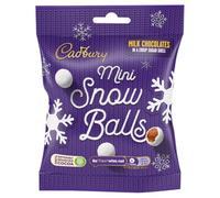 Cadbury Chocolate Mini Snowballs Bag, 80g