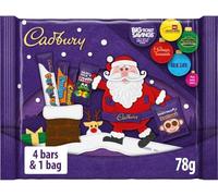 Cadbury Chocolate Selection Pack 78g Selection Boxes Christmas Dairy Milk Chocolates For Kids Stocking Fillers School Office Parties Bulk Xmas Fillers Santa Bundle Festive Chocolate Hamper (1 Pack)