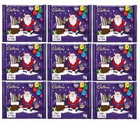 Cadbury Chocolate Selection Pack 78g Selection Boxes Christmas Dairy Milk Chocolates For Kids Stocking Fillers School Office Parties Bulk Xmas Fillers Santa Bundle Festive Chocolate Hamper (9 Packs)