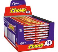 Cadbury Chomp Chocolate Bar 21g (Pack of 60 Bars) - Milk Chocolate With a Caramel Centre