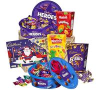 Cadbury Christmas Hamper by Cadbury Gifts Direct- Heroes, Roses, Selection Box, Candy Cartons
