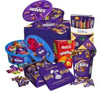 Cadbury Christmas Luxury Chocolate Hamper - by Cadbury Gifts Direct. Includes Roses, Heroes, Selection Box, Eclairs and Wine Gums