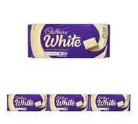 Cadbury Creamy White Chocolate Bar, 90 g, (Pack of 4)