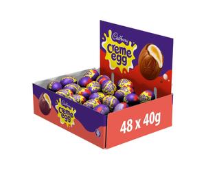 Cadbury Creme Egg Chocolate - 48 x 40g Packs - FREE UK Delivery
