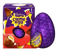 Cadbury Crème Egg Chocolate Easter Treat, Includes 1 Large and 1 Creme Egg, 195 g (Pack of 1)