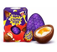 Cadbury Crème Egg Large Chocolate Easter Egg With 1 Creme Egg Perfect For Easter Egg Hunt School Offices Great Gift For Kids & Adults