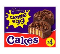 Cadbury Creme Egg Milk Chocolate Easter Cakes, 4 Individually Wrapped Cakes (Pack of 1)