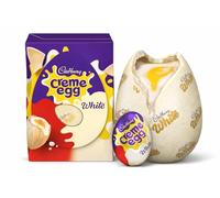 Cadbury Crème Egg White Large Chocolate Easter Egg With 1 White Creme Egg Perfect For Easter Egg Hunt School Offices Great Gift For Kids & Adults Special Collection