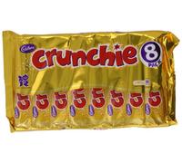 Cadbury Crunchie 8 Bars (Pack of 5, Total 40 Bars)