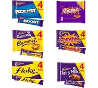 Cadbury Crunchie Chocolates Gift Bundle | Boost Bar 4 x 40g