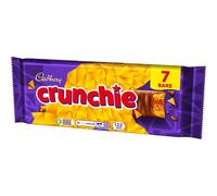 Cadbury Crunchie Milk Chocolate and Honeycomb Bars 261 g Pack of 7 Bar