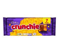 Cadbury Crunchie Milk Chocolate and Honeycomb Bars 261 g Pack of 7 Bars