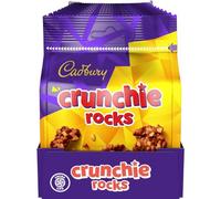 Cadbury Crunchie Rocks Milk Chocolate Bag 110g (Pack of 10 Bags)