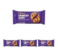 Cadbury Crunchy Melts Chocolate Centre Chocolate Chip Cookies, 156 g (Pack of 4)