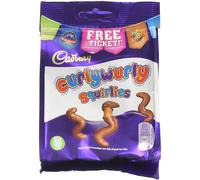cadbury Curly Wurly Squirlies Chocolate Bag 95 g - Pack of 10