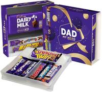 Cadbury Dad My Hero Chocolate Selection Box | Includes 11 Full-Sized Bars; Dairy Milk, Flake, Cruchie, Twirl, Double Decker and more!