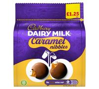Cadbury Dairy Milk 1 Caramel Nibbles Bag 95g (Pack of 10)