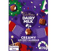 Cadbury Dairy Milk Advent Calendar, Soft Centred Chocolate Pieces, Perfect for your Christmas Countdown, 170g (Pack of 1)