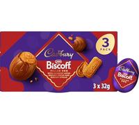 Cadbury Dairy Milk Biscoff Filled Chocolate Egg, Filled With Crunchy Lotus Pieces & Biscoff Spread, Easter Gift, Multipack of 3 x 32 g Eggs (Pack of 1)