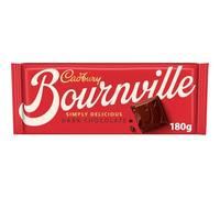 Cadbury Dairy Milk Bournville Dark Chocolate, 180 g (Pack of 1) | Rich Dark Chocolate with Smooth Texture, For Snacking or Baking, Exquisite Taste Experience