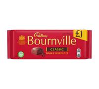 Cadbury Dairy Milk Bournville Dark Chocolate, Classic, 180g