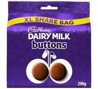 Cadbury Dairy Milk Buttons Bag, Creamy Chocolate Taste, 290 g Sharing Size (Pack of 1)