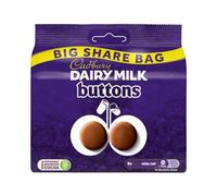 Cadbury Dairy Milk Buttons Bag, Creamy Chocolate Taste, 330 g Sharing Size (Pack of 1)