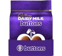 Cadbury Dairy Milk Buttons Chocolate Bag 85g (Pack of 10 Bags)