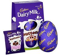 Cadbury Dairy Milk Buttons Easter Egg Chocolate, 128g