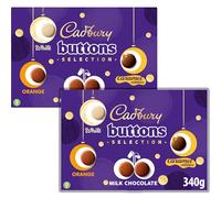 Cadbury Dairy Milk Buttons Selection Box 340g Bundle of 2, by Cadbury Gifts Direct