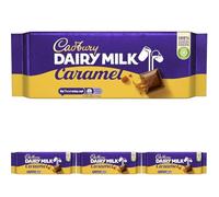 Cadbury Dairy Milk Caramel Chocolate Bar, 180g (Pack of 4)
