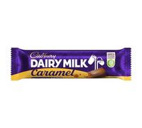 Cadbury Dairy Milk Caramel Chocolate Bar, Smooth Caramel Centre, 45 g (Pack of 48)