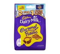 Cadbury Dairy Milk Caramel Nibbles 120g (Pack of 10)