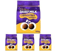 Cadbury Dairy Milk Caramel Nibbles Chocolate 100 Gr (Pack of 4)