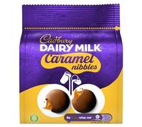 Cadbury Dairy Milk Caramel Nibbles, Chocolate Bites With a Soft Caramel Centre, 95 g Bag (Pack of 1)