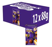 Cadbury Dairy Milk Caramel Nibbles Chocolate Easter Egg, Box of 12