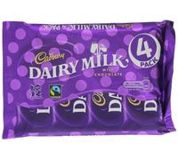 Cadbury Dairy Milk Chocolate 4 Bars (Pack of 6, Total 24 Bars)