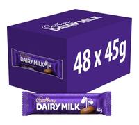 Cadbury Dairy Milk Chocolate Bar 45 g - Pack of 48