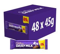 Cadbury Dairy Milk Chocolate Bar 89p PMP 45g × 48 × 1