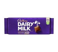 Cadbury Dairy Milk Chocolate Bar, Creamy and Smooth Milk Chocolate, 180 g (Pack of 1)