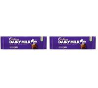 Cadbury Dairy Milk Chocolate Bar, The Classic Creamy Taste, Perfect for Sharing, 300 g (Pack of 2)