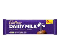 Cadbury Dairy Milk Chocolate Bars, Classic Creamy Taste, 27.2 g (1 Pack of 9 Bars)